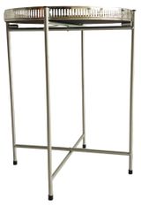 Изображение товара Стол журнальный серебряный, 35x35x47 см