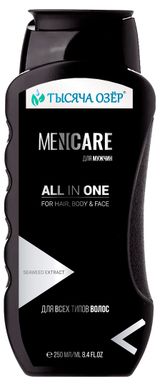 Изображение товара Шампунь-гель для душа мужской «Тысяча Озёр» для тонизирования, 250 мл