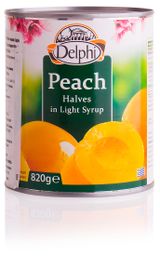 Изображение товара Персики половинки в сиропе Delphi Греция, 820 г