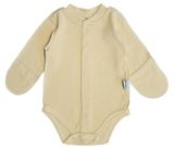 Изображение товара Боди для новорожденных «Амелли» бежевое, размер 62