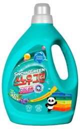 Изображение товара Гель для стирки для цветного белья Snow Green с ароматом ландыша и фиалки, 3 л
