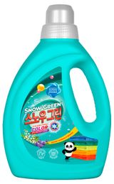 Изображение товара Гель для стирки для цветного белья Snow Green с ароматом ландыша и фиалки, 1 л