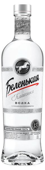 Изображение товара Водка «Беленькая» Классика Россия, 1 л