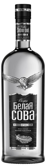 Изображение товара Водка «Белая Сова» Россия, 1 л