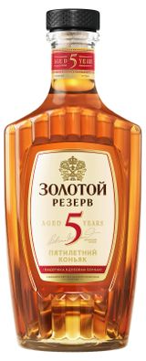 Изображение товара Коньяк «Золотой Резерв» 5 звезд Россия, 0,7 л