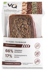 Изображение товара Хлеб белково-полбяной «VQ формула» Многозерновой бездрожжевой без добавления сахара нарезка, 250 г