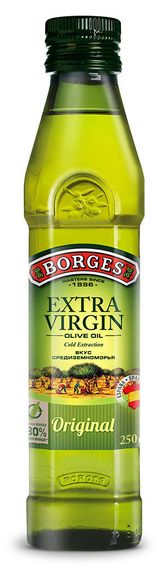 Изображение товара Масло оливковое Borges Extra Virgin нерафинированное для салатов Испания, 250 мл