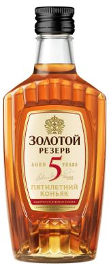 Изображение товара Коньяк «Золотой Резерв» 5 звезд Россия, 0,25 л