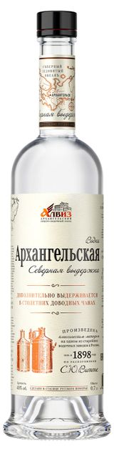 Изображение товара Водка «Архангельская» Северная выдержка Россия, 0,7 л