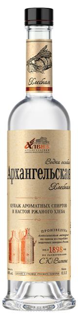 Изображение товара Водка «Архангельская» Хлебная Россия, 0,5 л