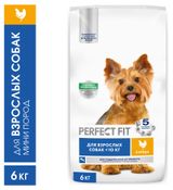 Изображение товара Сухой корм для собак мелких пород PERFECT FIT курица, 6 кг