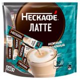 Изображение товара Кофейный напиток «Нескафé» Латте растворимый, 20x18 г
