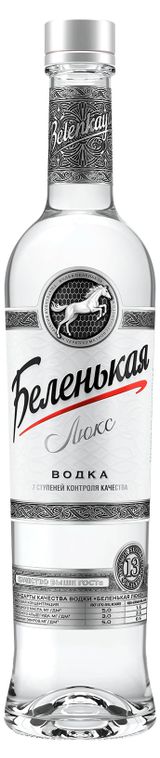 Изображение товара Водка «Беленькая» Люкс Россия, 0,5 л