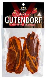 Изображение товара Мясо свиное вяленое Gutendorf с паприкой слайсы нарезка, 100 г