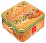 Изображение товара Печенье песочное La Mere Poulard с яблочными чипсами и карамелью Франция, 200 г