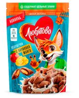 Изображение товара Готовый завтрак «Любятово» подушечки с начинкой манго, 220 г