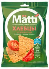 Изображение товара Хлебцы Matti мультизлаковые со вкусом вяленых томатов и тмина, 75 г