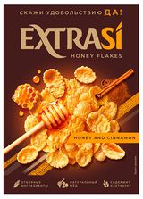 Изображение товара Готовый завтрак Extrasi Хлопья с медом и корицей, 250 г