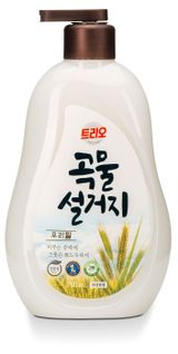 Изображение товара Средство для мытья посуды Kerasys Trio Grain Wheat Пшеница Корея, 750 мл