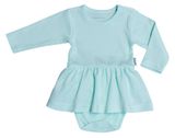 Изображение товара Боди-платье для новорожденных «Амелли» бирюзовое, размер 68 см