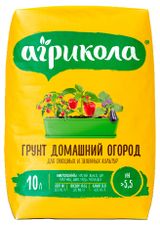 Изображение товара Грунт «Агрикола» Домашний огород для овощных и зеленых культур, 10 л
