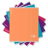 Изображение товара Тетрадь общая ErichKrause А5+ в клетку с полями 48 л, 1 шт в ассортименте