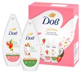 Изображение товара Набор подарочный «Дав» Фруктовое настроение, Крем гель для душа Клубника и лайм 250 мл + Крем гель для душа 250 мл