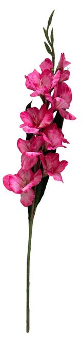Изображение товара Цветок искусственный Гладиолус фуксия, h 102 см