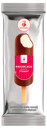 Изображение товара Мороженое «Филевское» эскимо в шоколадной глазури БЗМЖ, 80 г