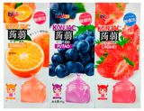 Изображение товара Желе мармеладное Blike с конжаком со вкусами апельсина-клубники-винограда Китай 60 г, в ассортименте