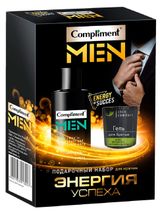 Изображение товара Набор подарочный для мужчин Compliment Энергия успеха Гель для бритья 80 мл + Шампунь для волос и тела 200 мл