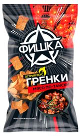 Изображение товара Гренки «Фишка» со вкусом мяса по-тайски, 110 г