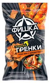 Изображение товара Гренки «Фишка» со вкусом том ям с креветкой, 110 г