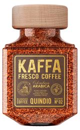 Изображение товара Кофе растворимый Kaffa Fresco Quindio с добавлением молотого, 100 г