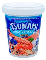 Изображение товара Лапша быстрого приготовления Sue Sat Tsunami со вкусом сливочного супа с морепродуктами Таиланд, 74 г