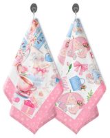 Изображение товара Набор кухонных полотенец «Лен Наш» вафельные 47х60 см, 2 шт в ассортименте