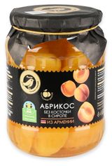 Изображение товара Абрикос АШАН Золотая птица в сиропе без косточки Армения, 730 г