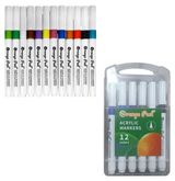 Изображение товара Маркеры акриловые Orange Peel 2мм, 12 цветов