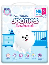 Изображение товара Подгузники Joonies Premium Soft размер NB (0-5 кг), 72 шт