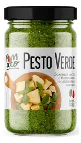 Изображение товара Соус Pomato зеленый песто с базиликом и оливковым маслом Италия, 190 г