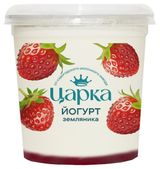 Изображение товара Йогурт «ЦарКа» земляника 3,5%, 400 г