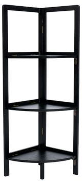 Изображение товара Стеллаж Actuel Бамбук черный, 27x28x85 см