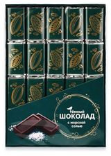 Изображение товара Шоколад темный АШАН Красная птица с морской солью, 20х5 г