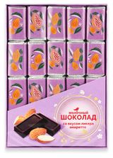 Изображение товара Шоколад молочный АШАН Красная птица со вкусом ликера амаретто, 20х5 г