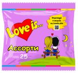Изображение товара Жевательная резинка Love Is ассорти Турция, 105 г