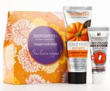 Изображение товара Набор подарочный Novosvit От всего сердца, Энзимный пилинг для умывания 75мл + Восковой крем-уход укрепляющий против слоящихся ногтей 20 мл
