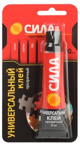 Изображение товара Клей универсальный «Сила» прозрачный, 30 мл