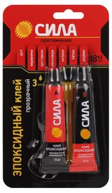 Изображение товара Клей эпоксидный «Сила», 2х18 мл