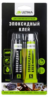Изображение товара Клей эпоксидный Ultima двухкомпонентный, 2х7 г