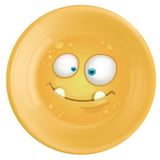 Изображение товара Тарелка детская глубокая «Пластишка» с декором Монстры, 185 мм